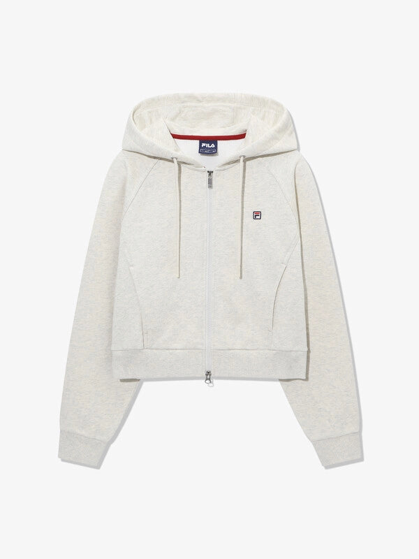 韓國 Fila Women's Semi Crop Hooded Top【SC048】