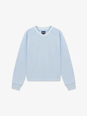 韓國 Fila Women's Essential V-Neck Sweatshirt【SC022】