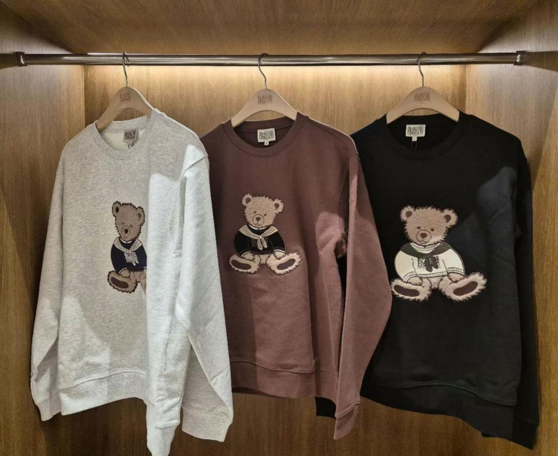 韓國 Marithe Francois Girbaud BOUCLE DOODLE BEAR SWEATSHIRT