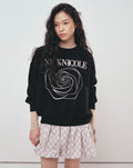 【現貨】韓國 Nick Nicole Volume Nicloe Rose Sweatshirt【NK008】