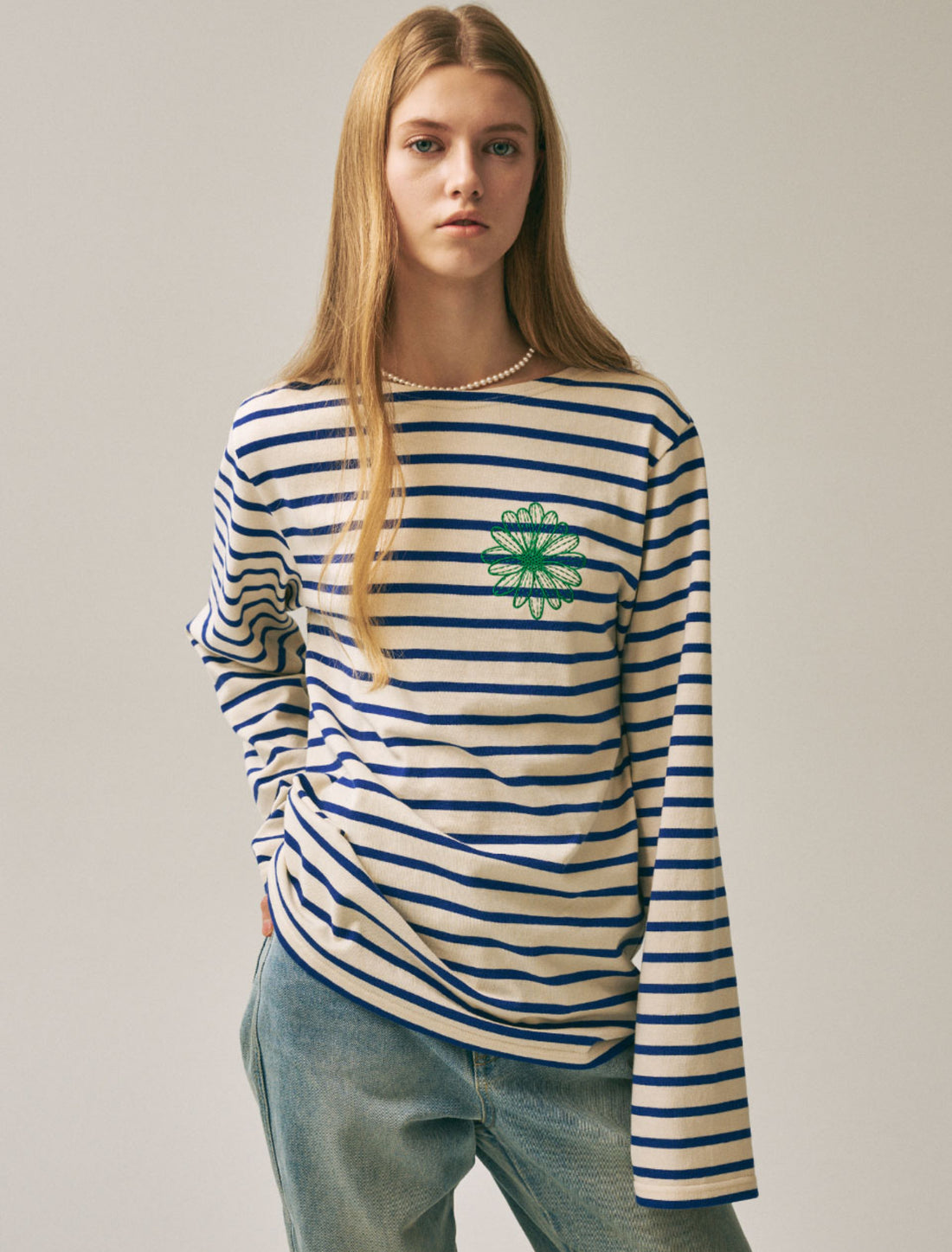 (限時優惠) 韓國 Mardi Mercredi Tshirt Long Sleeve Stripe【DM017】