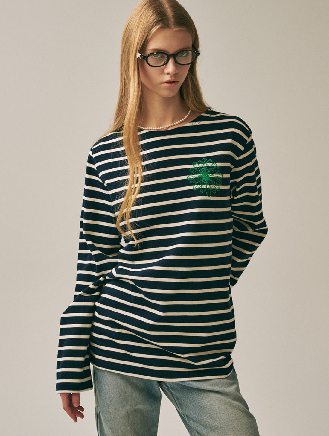 (限時優惠) 韓國 Mardi Mercredi Tshirt Long Sleeve Stripe【DM018】