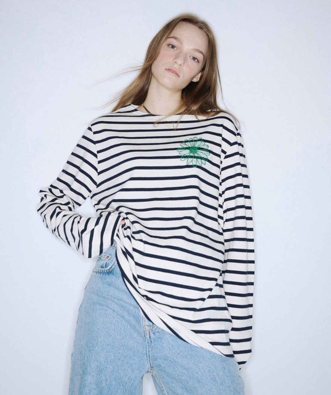 (限時優惠) 韓國 Mardi Mercredi Tshirt Long Sleeve Stripe【DM018】