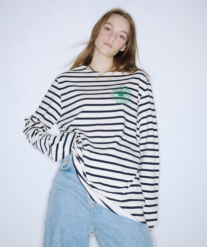 (限時優惠) 韓國 Mardi Mercredi Tshirt Long Sleeve Stripe【DM018】