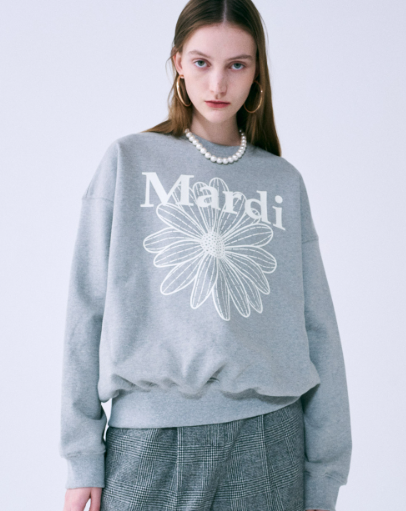 韓國 Mardi Mercredi SWEATSHIRT FLOWERMARDI