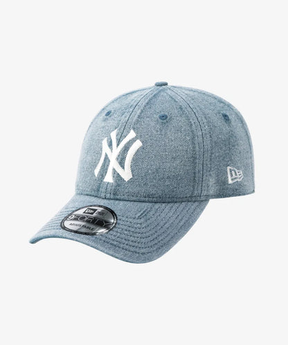 韓國 New Era New York Yankees Snow Washed Denim Unstructured Ball Cap【NR115】