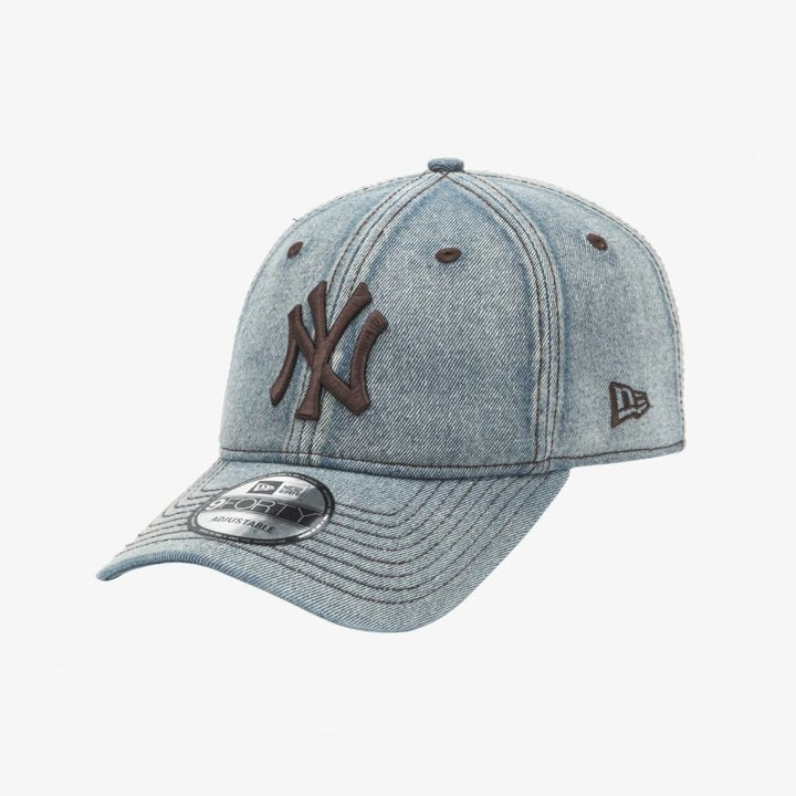韓國 New Era New York Yankees Denim Series Unstructured Ball Cap【NR095】