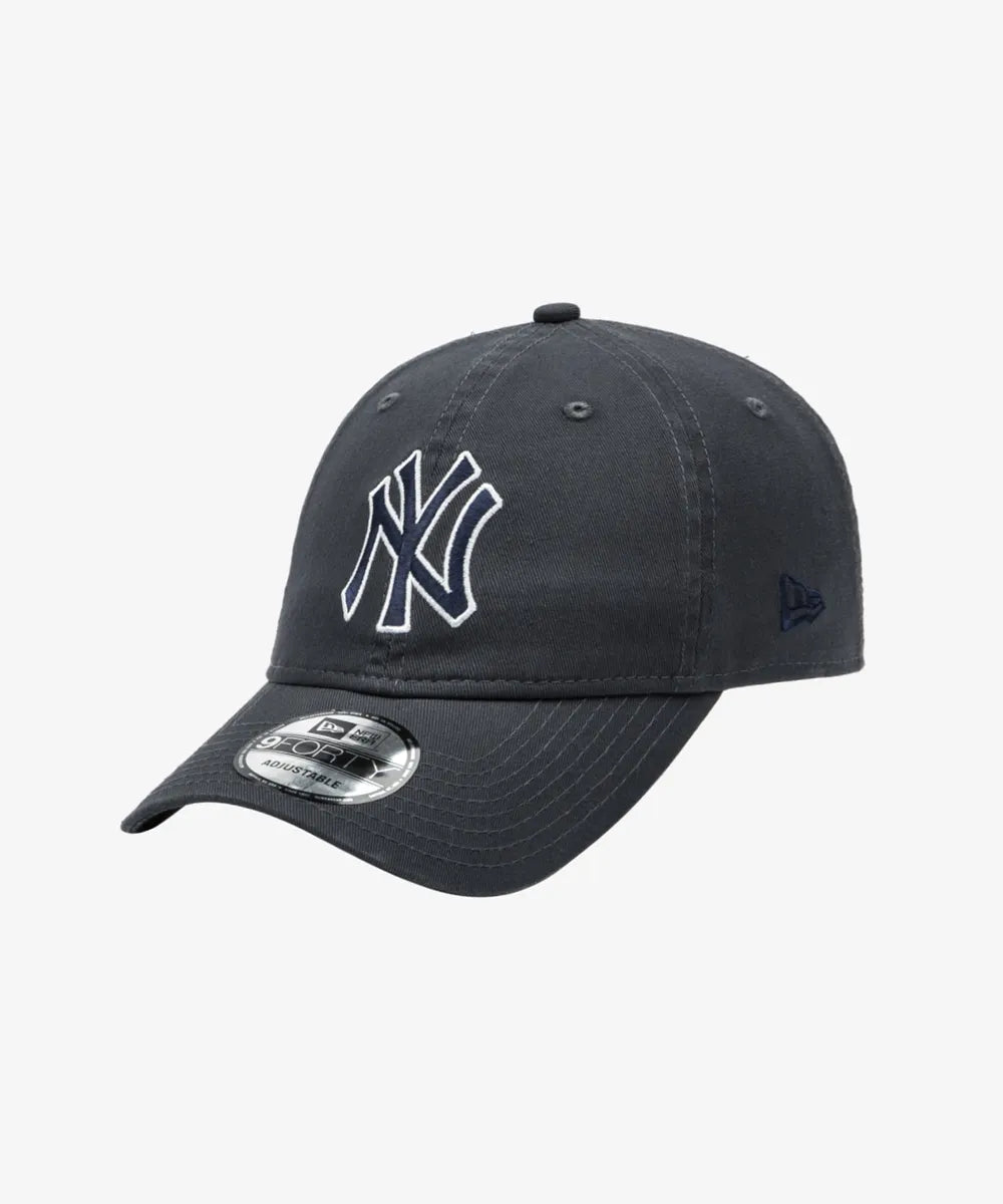 韓國 New Era New York Yankees Basic Outline Unstructured Ball Cap【NR088】