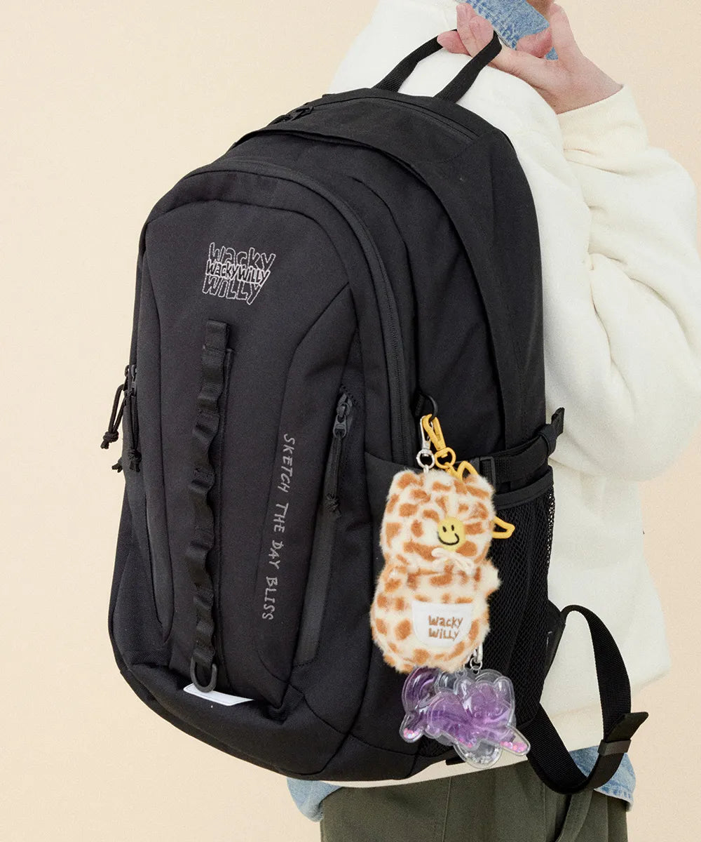 韓國 Wacky Willy Kiki Metal Clip Backpack【WW138】