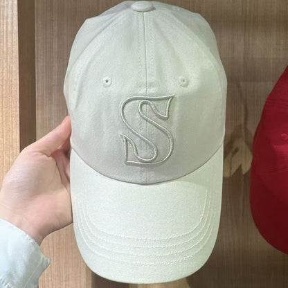 韓國 Satur S Logo Vintage Casual Ball Cap【SR274】