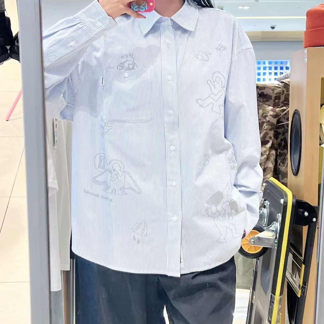 韓國 Mark Gonzales OG Artwork Stripe Shirt【MG266】