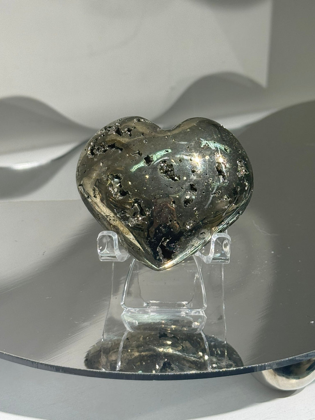 黃銅礦心心 (大)【SE444】