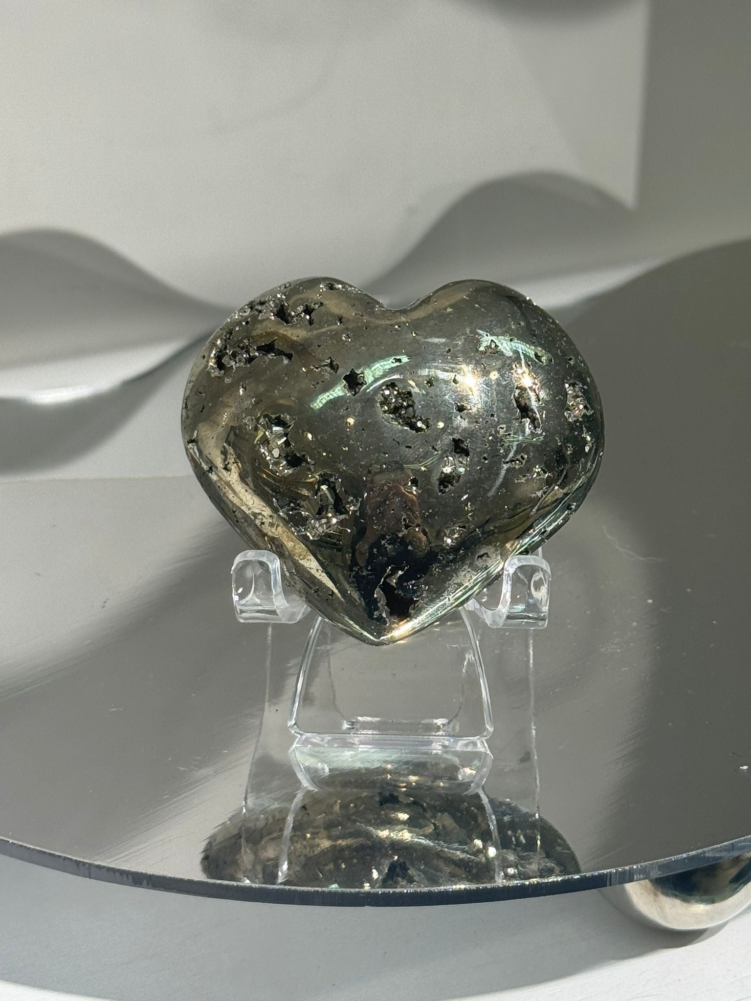 黃銅礦心心 (大)【SE444】