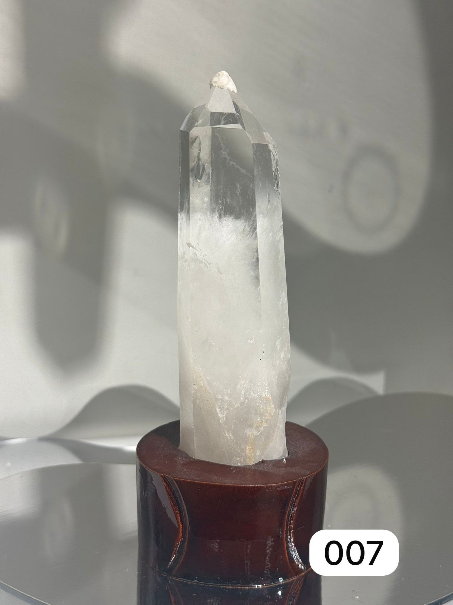 白水晶柱 007 16.5cm (連底座)【SE446】