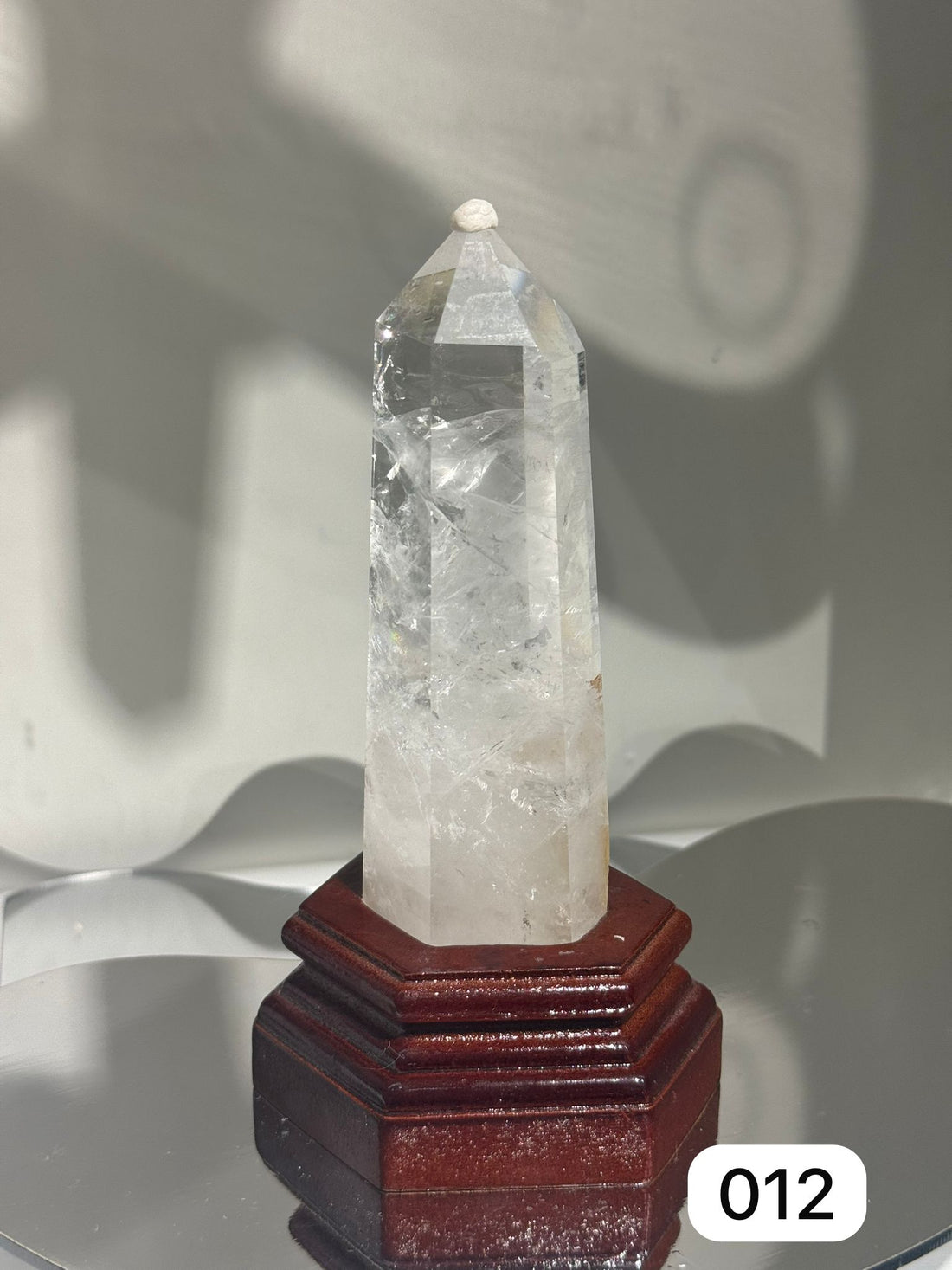 白水晶柱 012 16cm (連底座)【SE451】