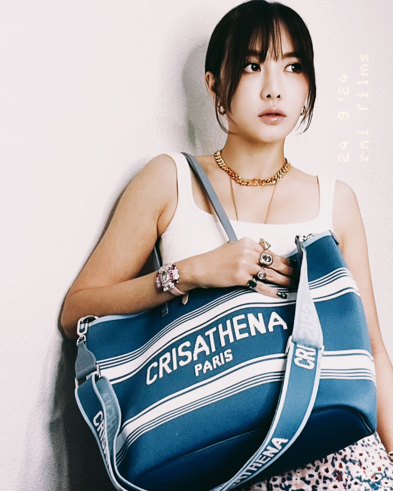 Crisathena Légèreté Large Tote Bag【SM164】