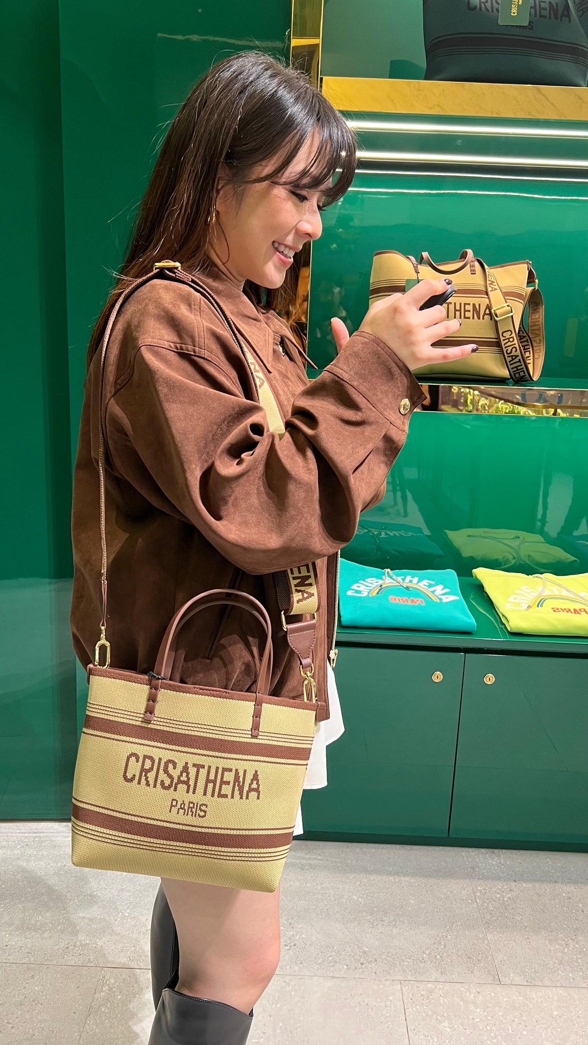 Crisathena Légèreté Small Tote Bag【SM165】