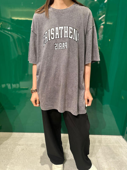 Crisathena Paris Stone Washed T-shirt【SS025】
