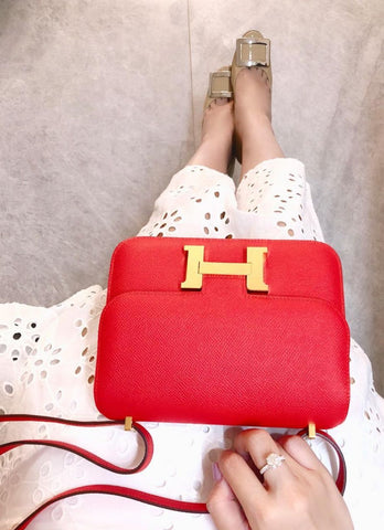 【Preloved】Hermes mini Constance 19 (訂金$500，總售價為 $58,000)【ST021】