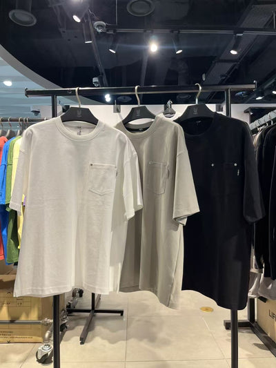 韓國 Lifework Rivet Pocket Short Sleeve T-Shirt【SC141】