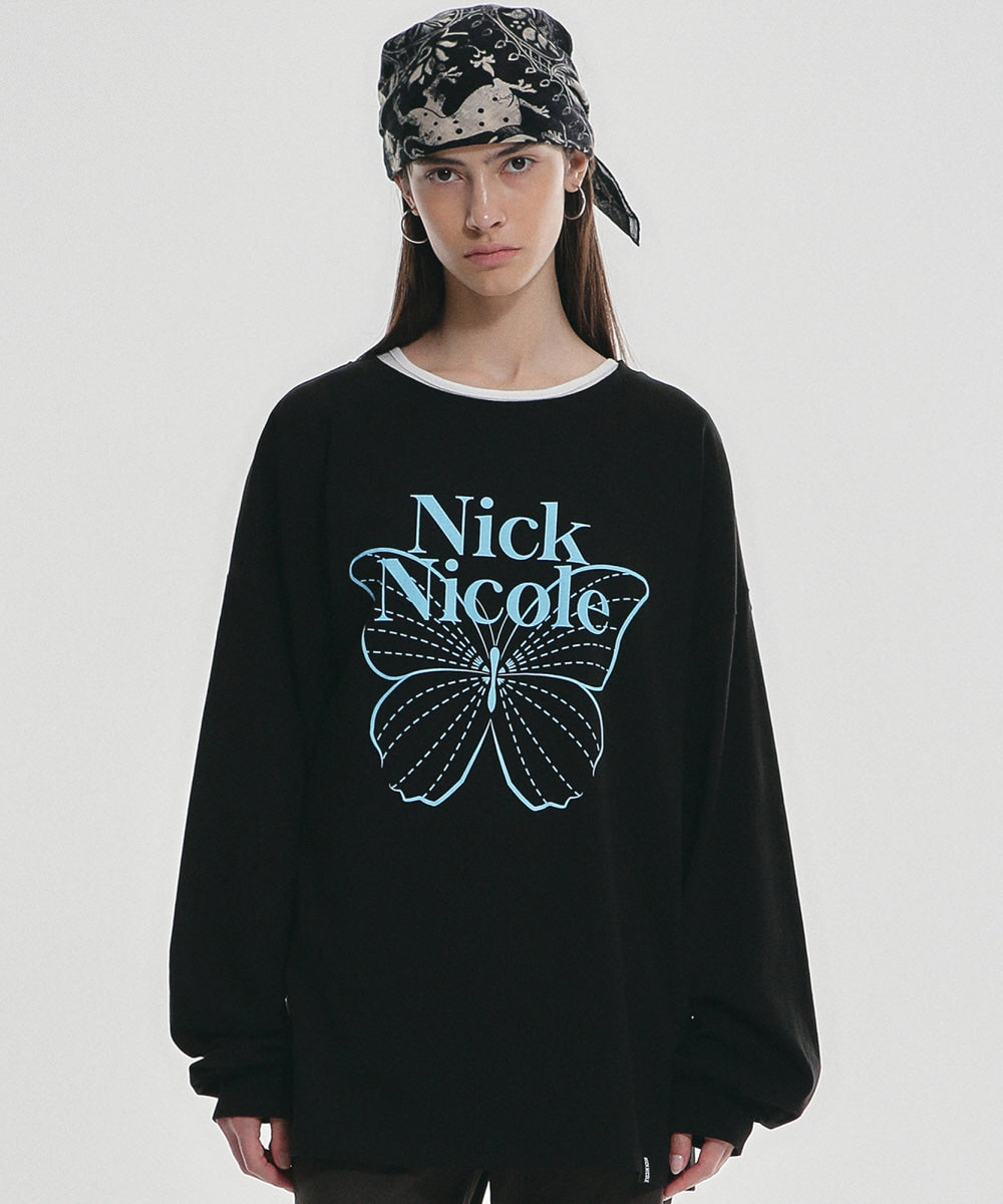 韓國 Nick Nicole Butterfly Signature LS Top【NK004】