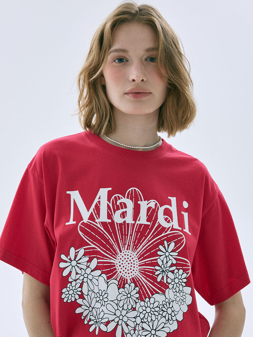 韓國 Mardi Mercredi Tshirt Flowermardi Jardin【MM145】