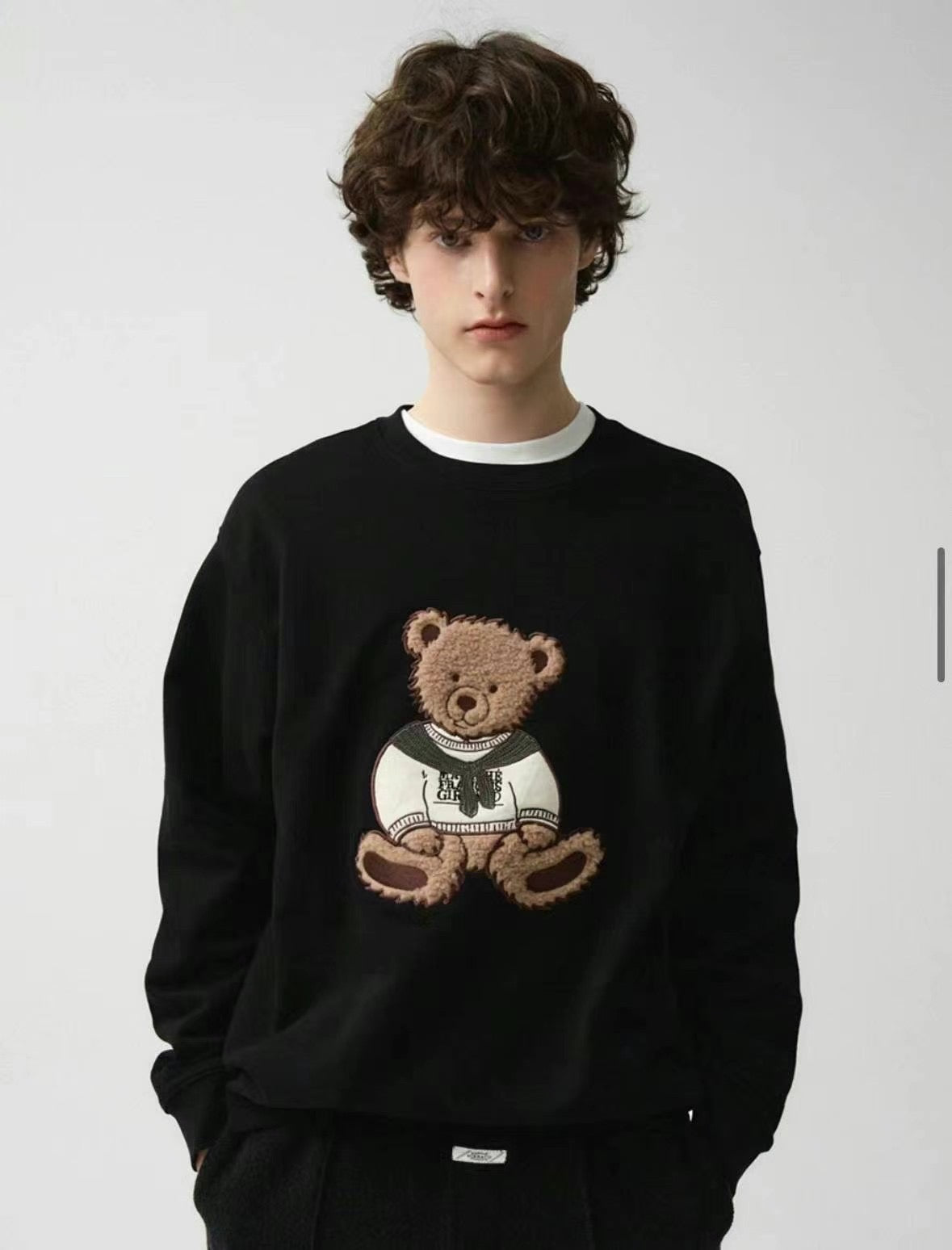 韓國 Marithe Francois Girbaud BOUCLE DOODLE BEAR SWEATSHIRT