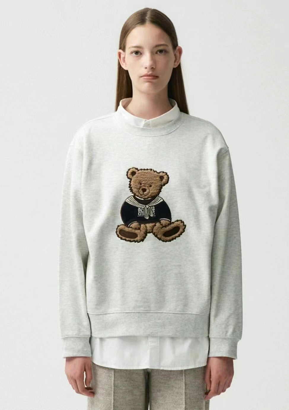 韓國 Marithe Francois Girbaud BOUCLE DOODLE BEAR SWEATSHIRT