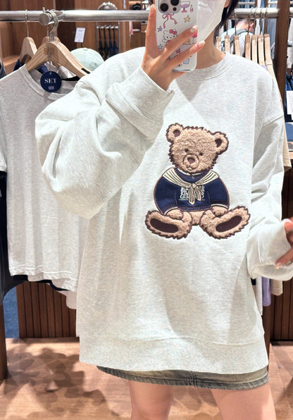 韓國 Marithe Francois Girbaud BOUCLE DOODLE BEAR SWEATSHIRT