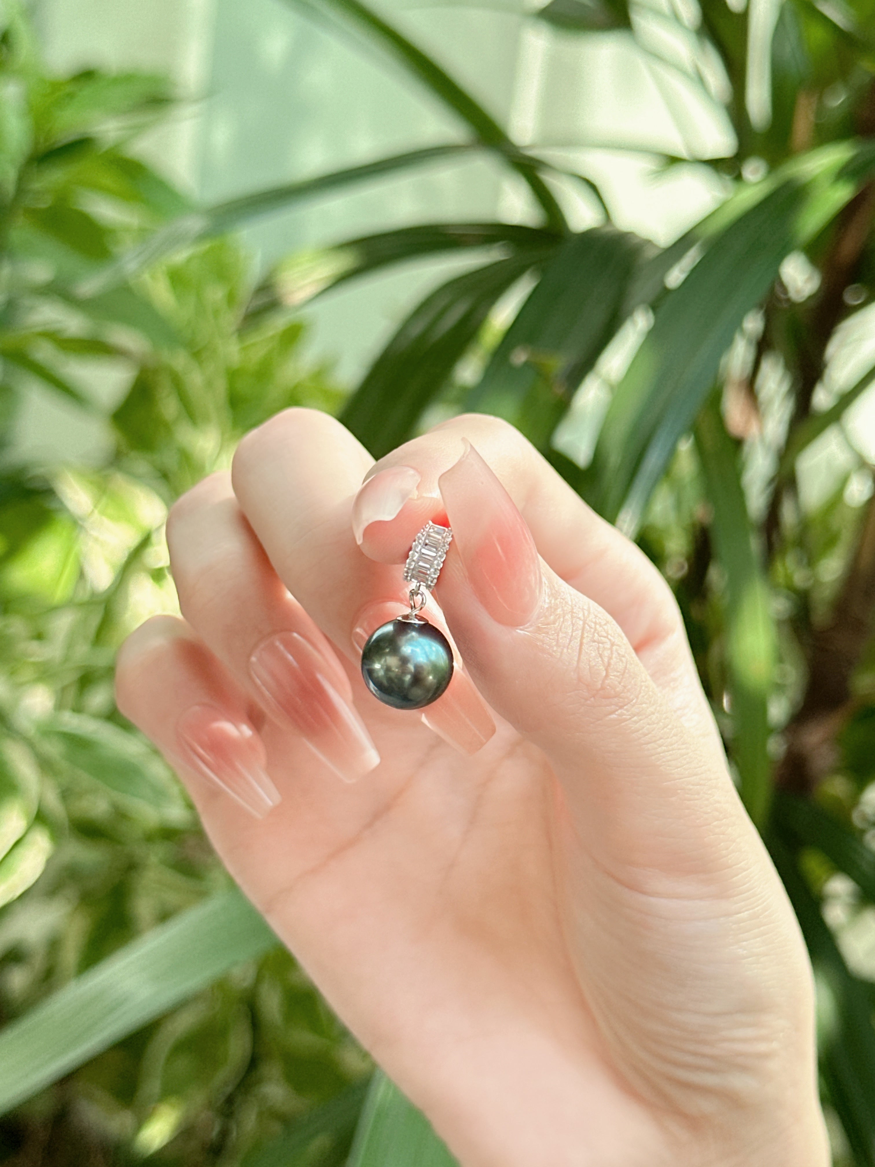 【現貨】925銀+大溪地珍珠吊墜11.3mm【ST307】