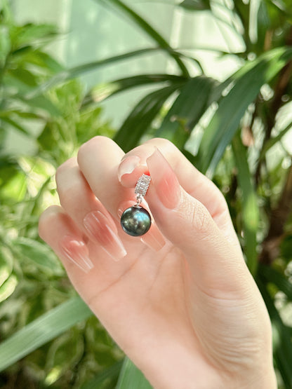 【現貨】925銀+大溪地珍珠吊墜11.3mm【ST307】