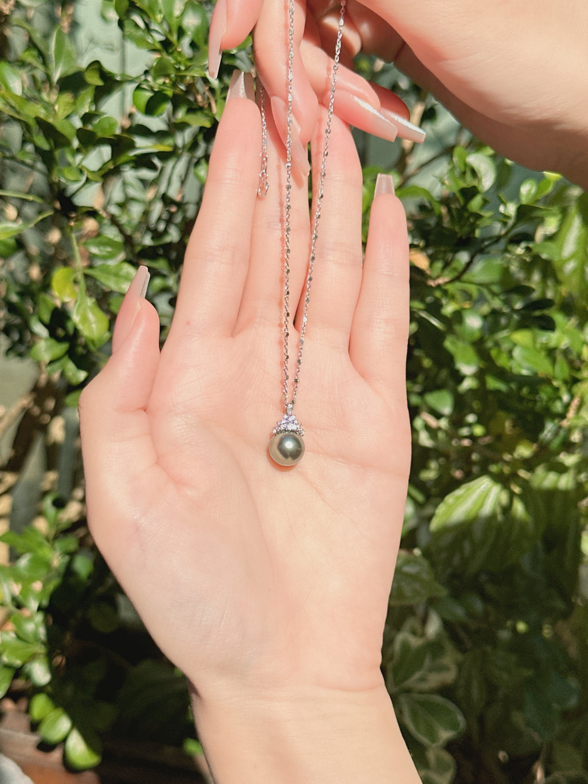 【現貨】925銀+大溪地珍珠吊墜9.8mm【ST311】