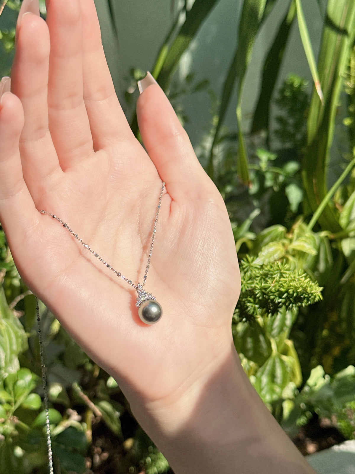 【現貨】925銀+大溪地珍珠吊墜9.8mm【ST311】