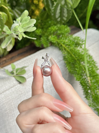 【現貨】925銀+淡水愛迪生吊墜12mm【ST313】