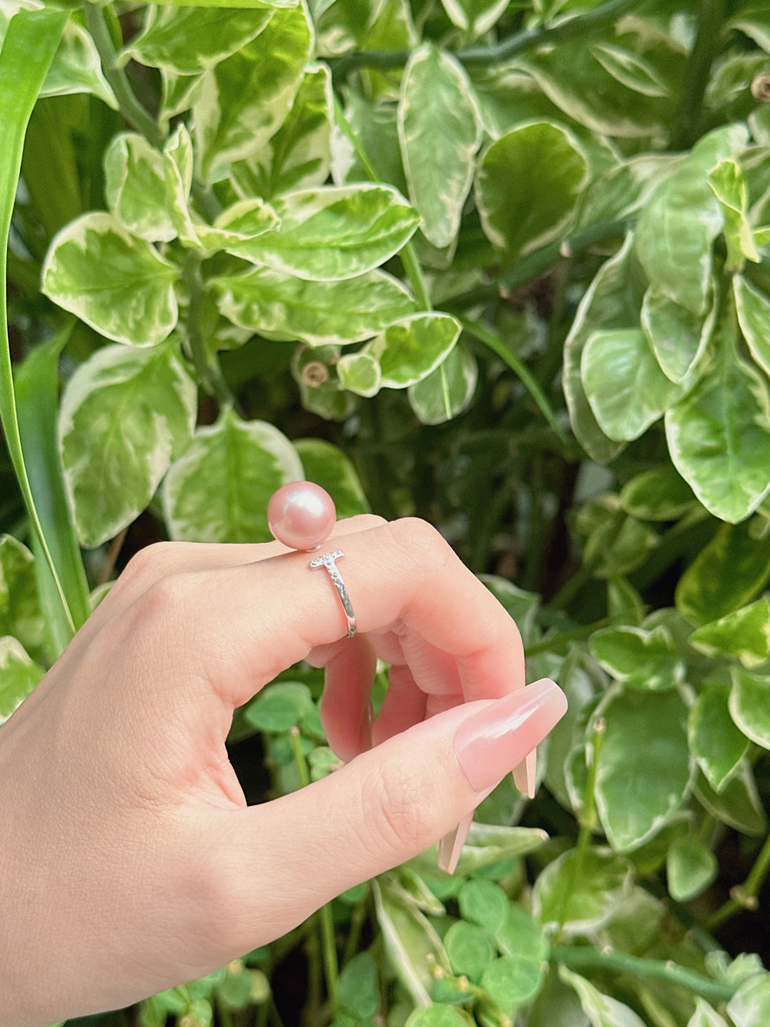 【現貨】925銀+淡水愛迪生戒指【ST315】