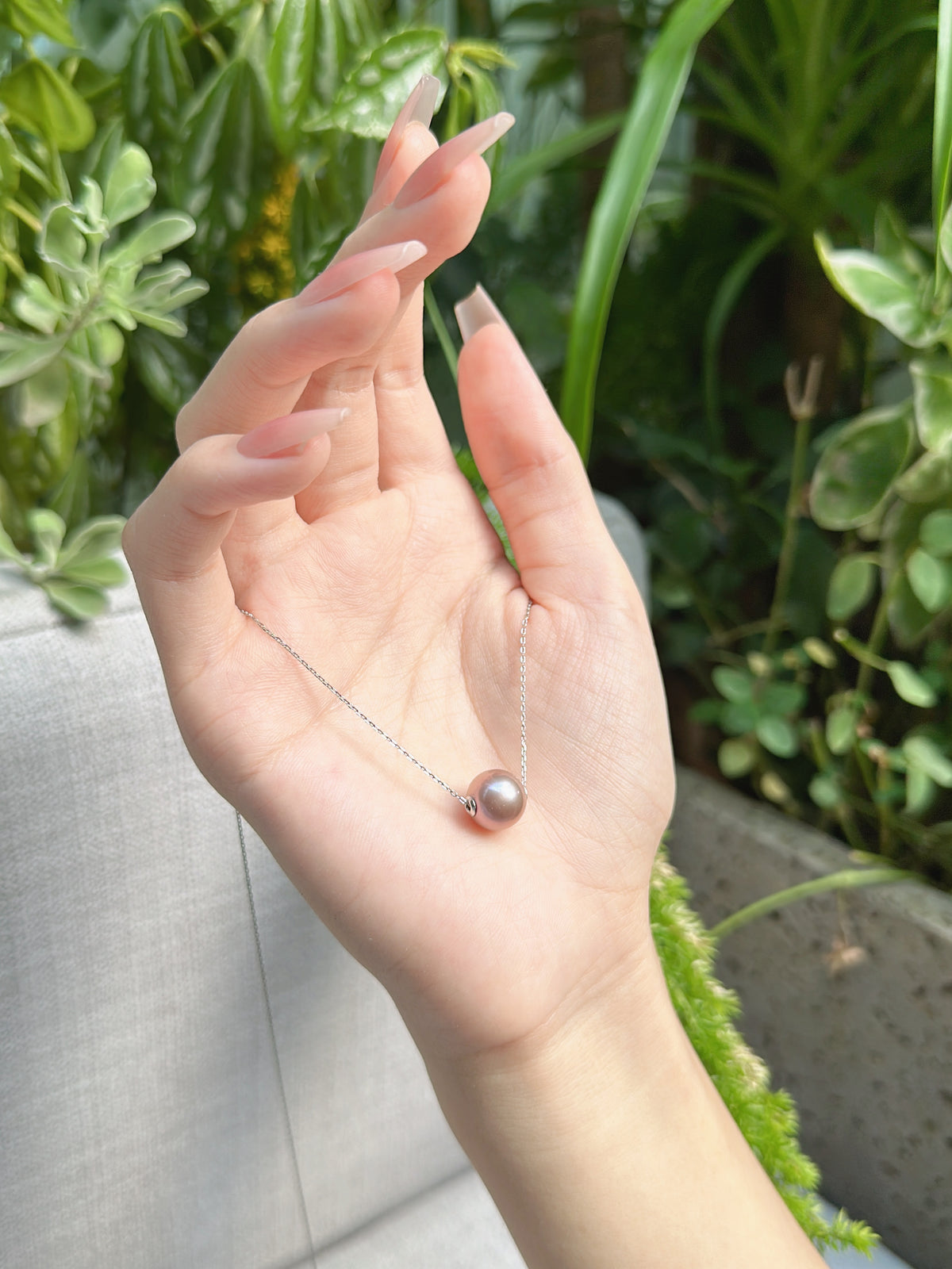 【現貨】925銀+淡水愛迪生路路通項鍊10mm【ST318】