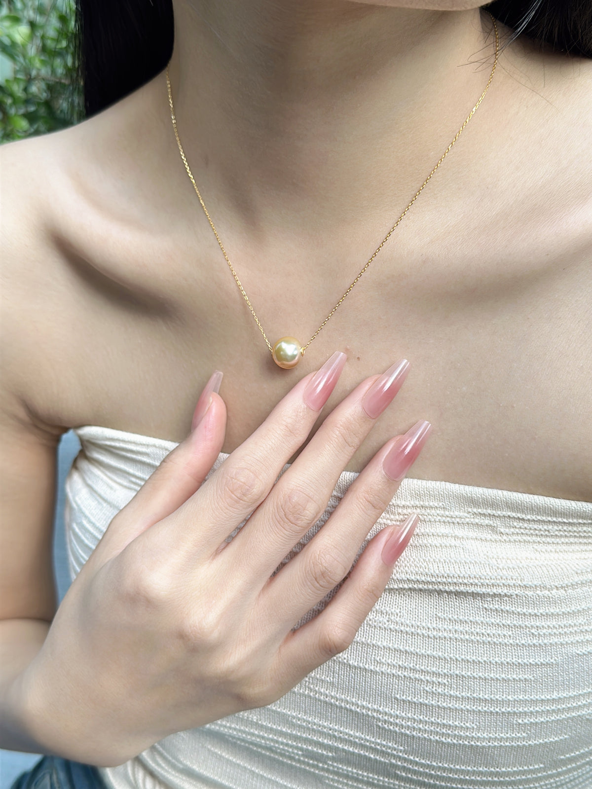 【現貨】925銀+淡水小金珠路路通項鍊【ST319】