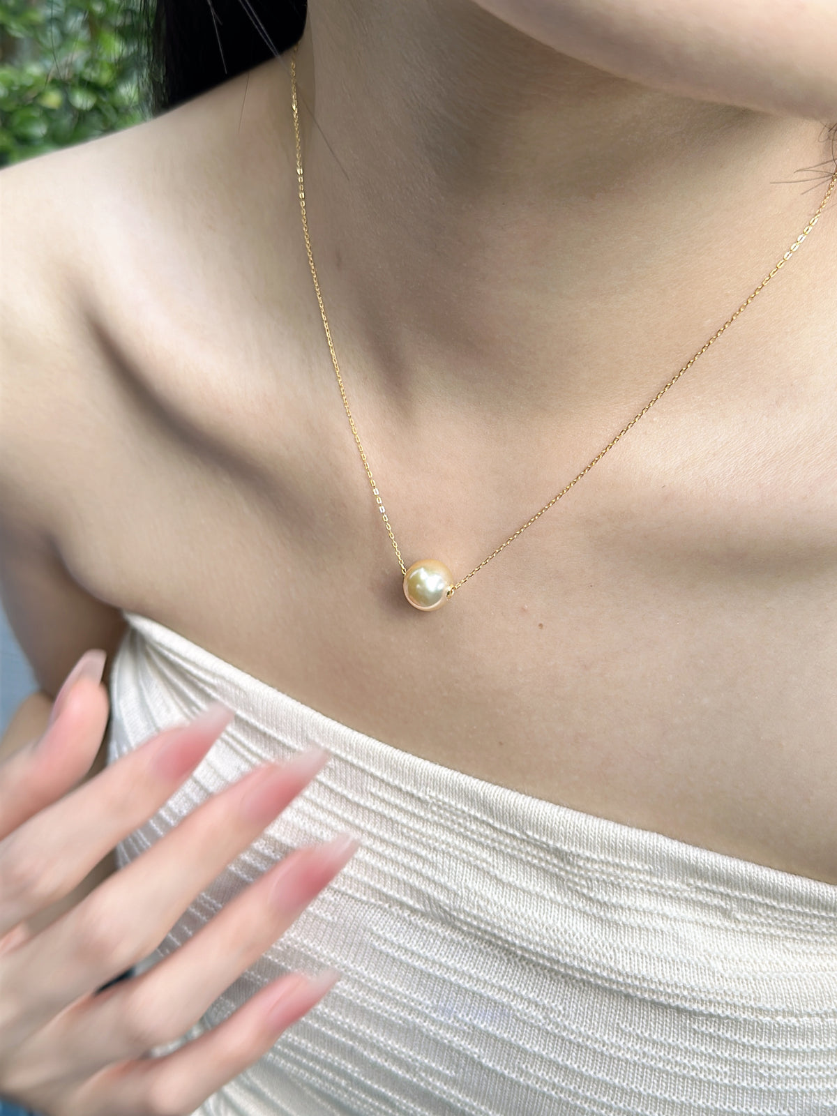 【現貨】925銀+淡水小金珠路路通項鍊【ST319】