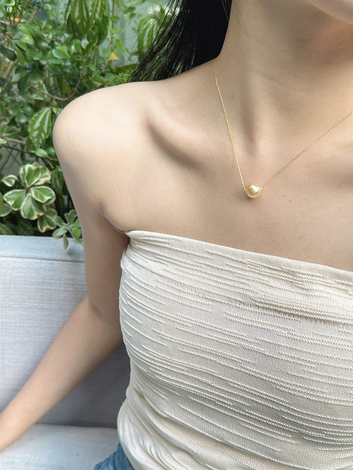 【現貨】925銀+淡水小金珠路路通項鍊【ST319】