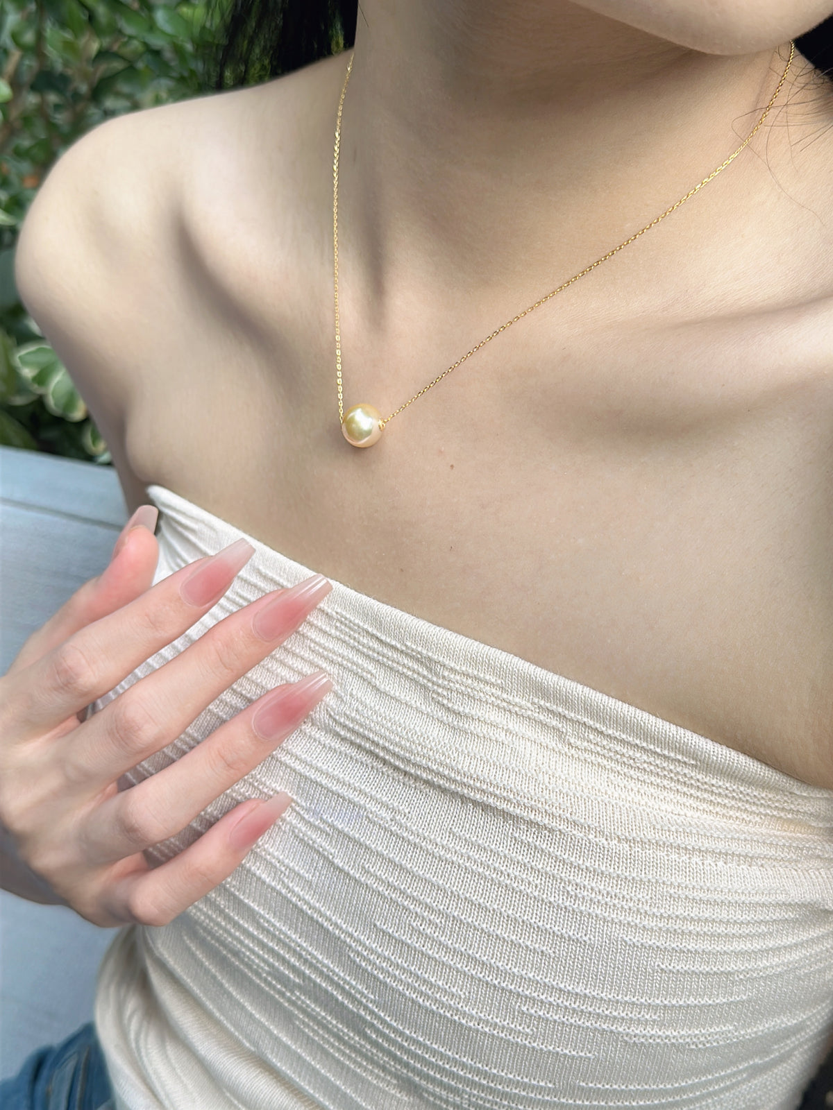 【現貨】925銀+淡水小金珠路路通項鍊【ST319】