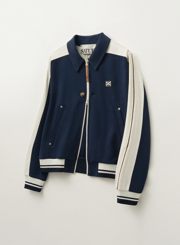 韓國 Satur Lawton Collar Track Zip-Up Jacket【SR021】