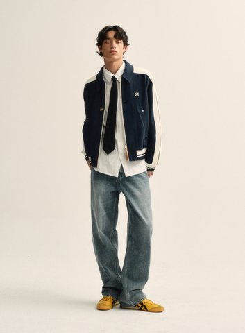 韓國 Satur Lawton Collar Track Zip-Up Jacket【SR021】