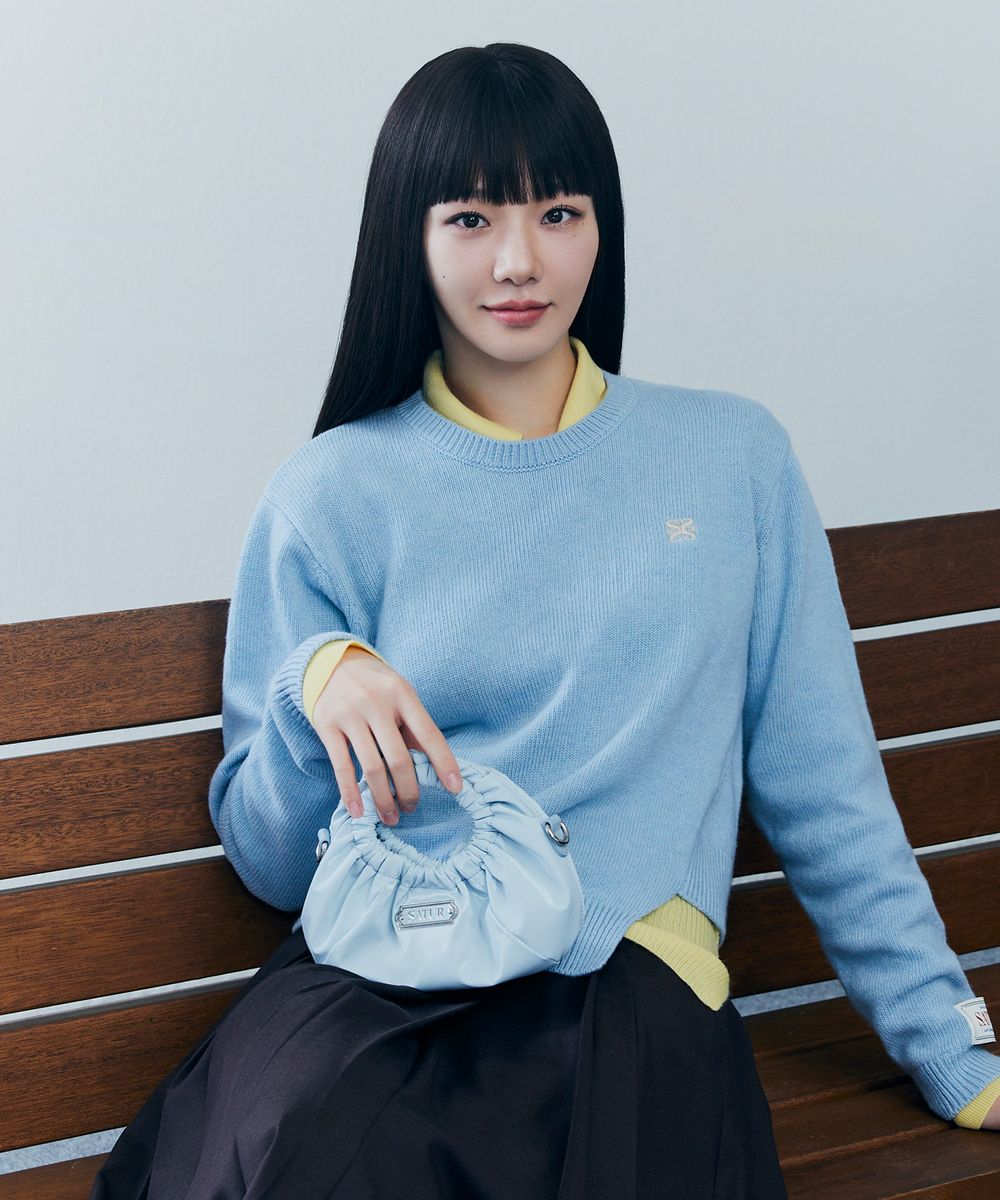 韓國 Satur Scrunchie Mini Tote & Cross Bag【SR034】