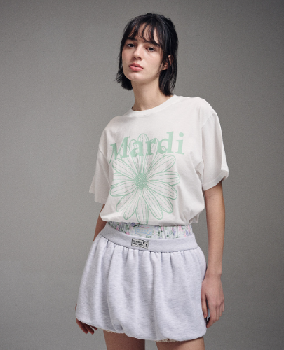 韓國 Mardi Mercredi TSHIRT FLOWERMARDI