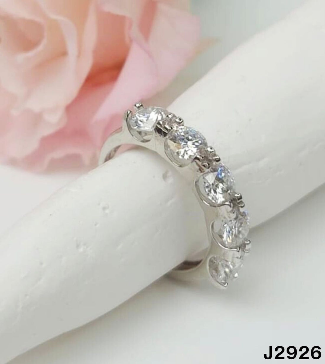 S925銀 莫桑鑽戒指 J2926-2Ct【SS812】