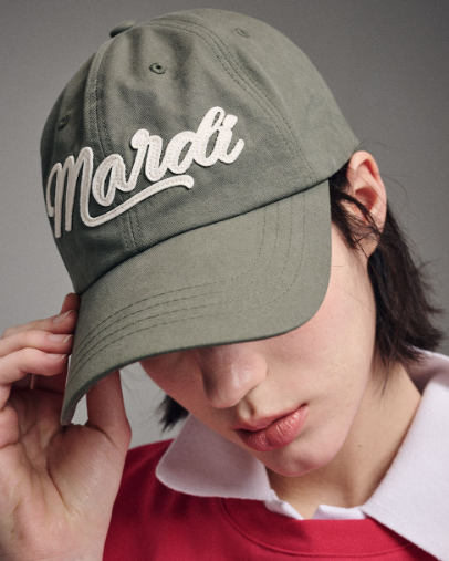 韓國 Mardi Mercredi CAP MARDI VINTAGE LOGO