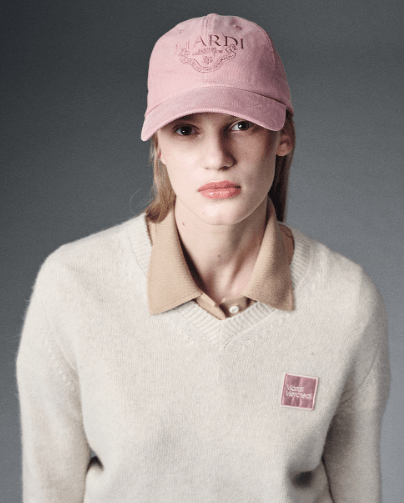 韓國 Mardi Mercredi CORDUROY CAP ALUMNI CLASSIQUE - STT Mall HK 靚太網購 -- LIGHTPINK