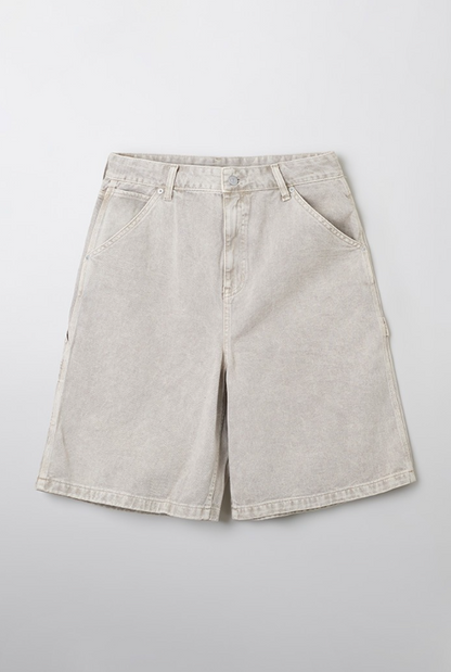 韓國 SPAO Denim Carpenter Bermuda Shorts【SP155】