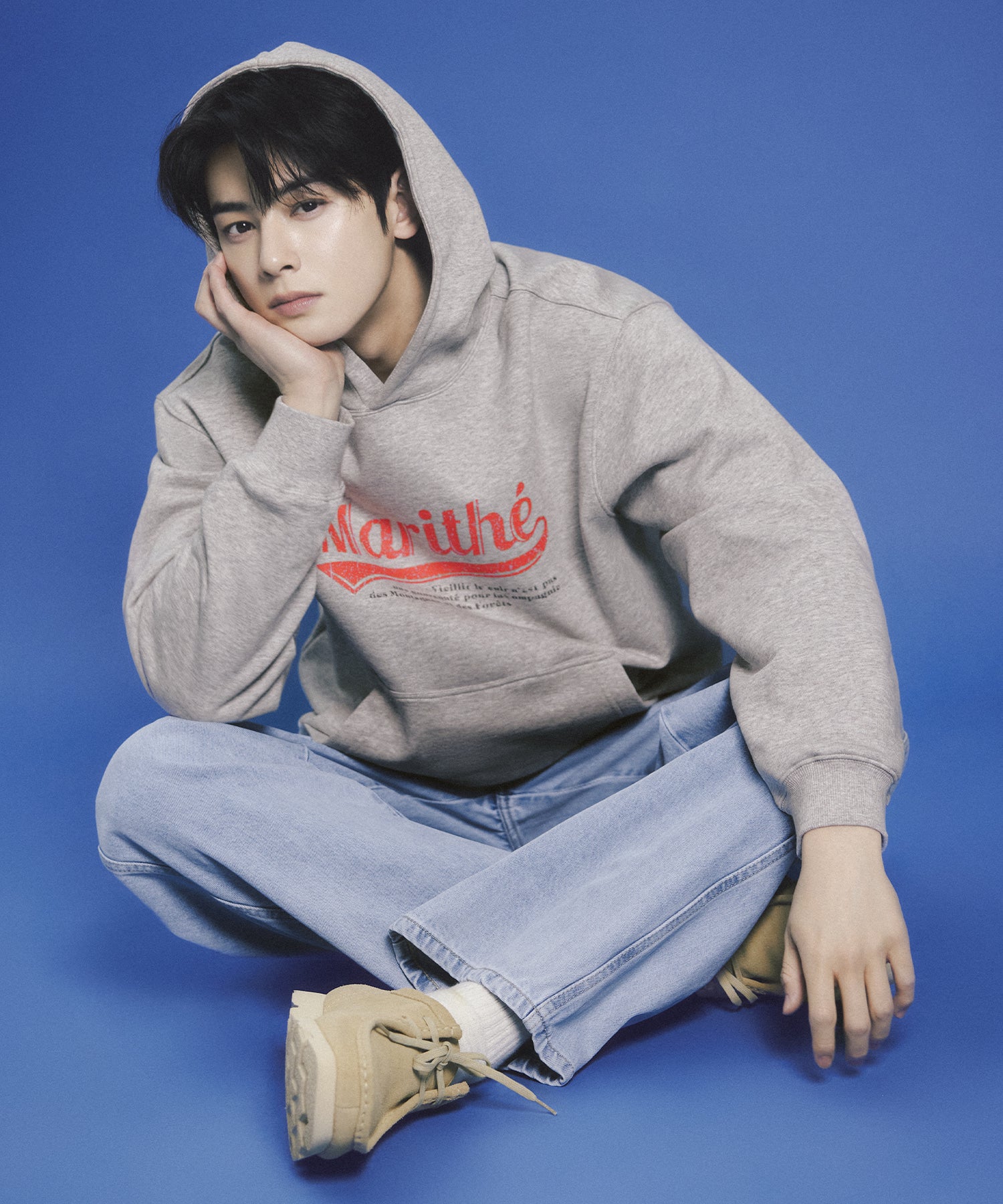 韓國 Marithe Francois Girbaud Vintage Baseball Hoodie【MF228】