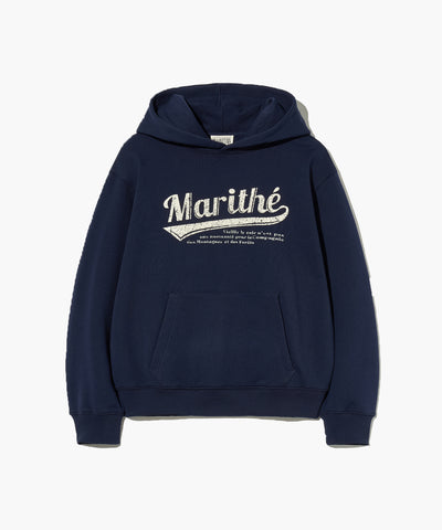 韓國 Marithe Francois Girbaud Vintage Baseball Hoodie【MF228】
